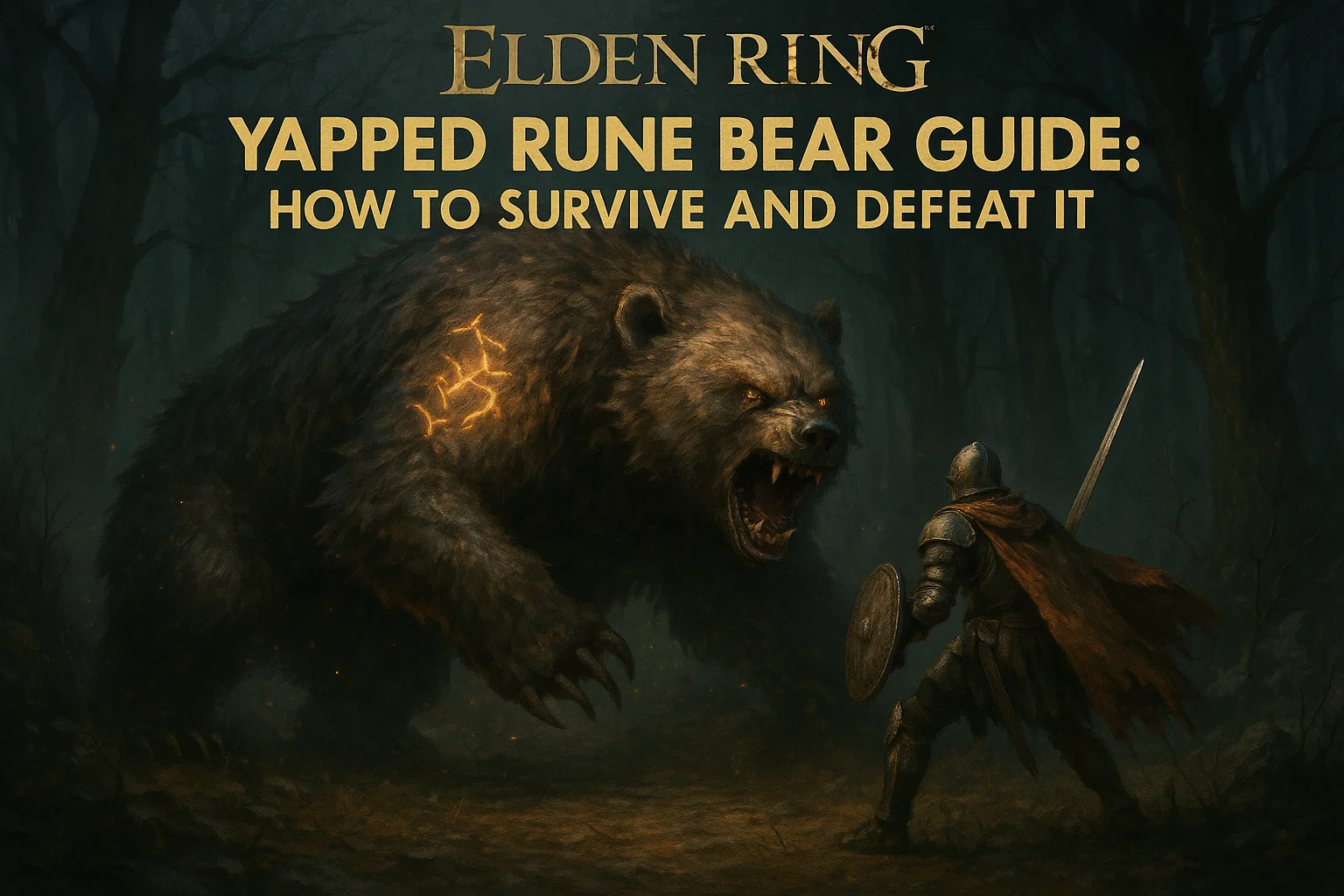 Elden Ring Yapped Rune Bear Guide: How to Survive and Defeat It