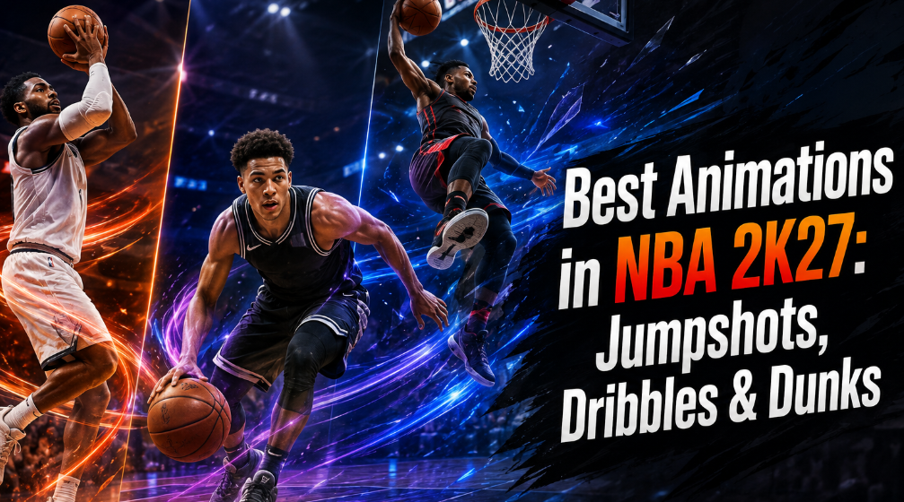Best Animations in NBA 2K27: Jumpshots, Dribbles & Dunks